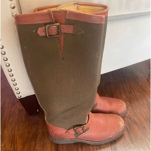 Chippewa Handcrafted Snake Boots, Ladies Size 7 W